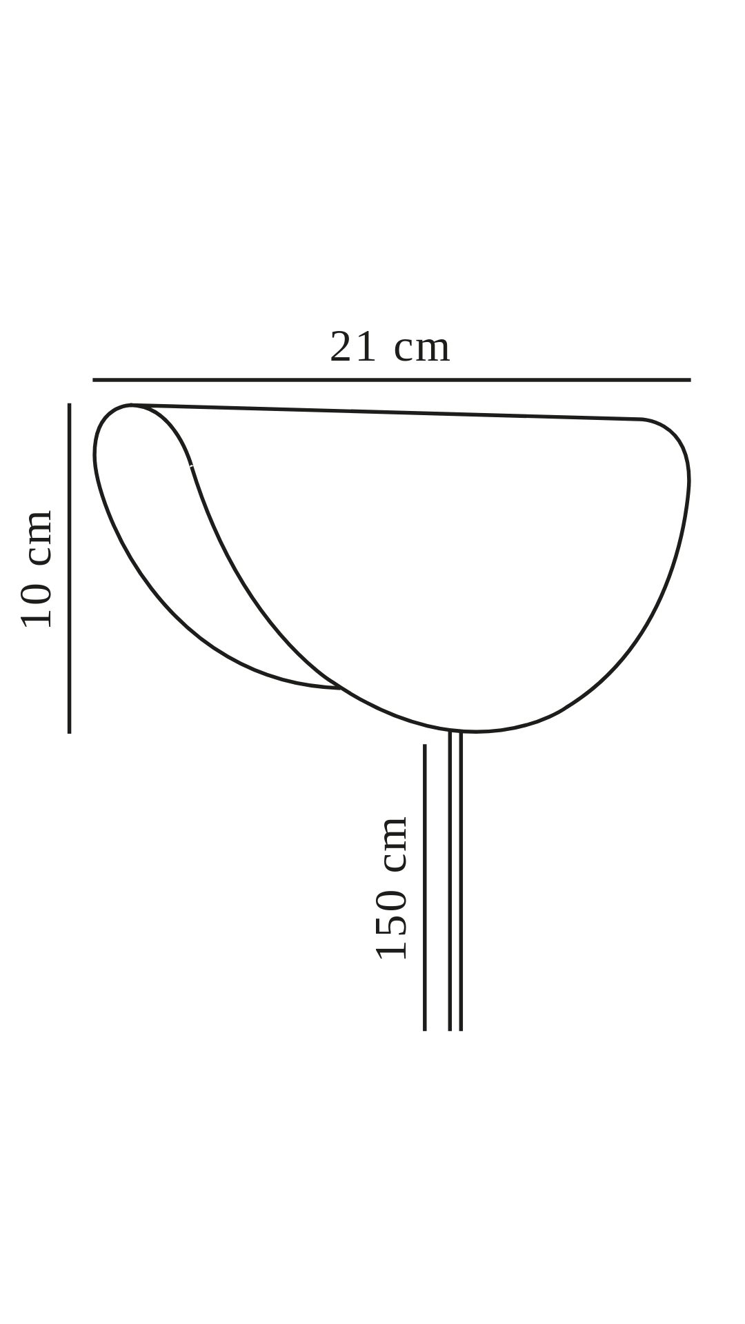 Nowoczesny kinkiet ścienny Model w delikatnym kolorze