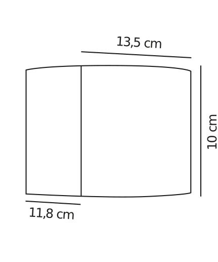Klasyczny kinkiet elewacyjny Milda w antracytowym kolorze