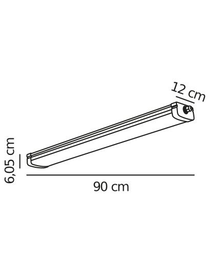 Biała lampa sufitowa Burbank o prostym designie