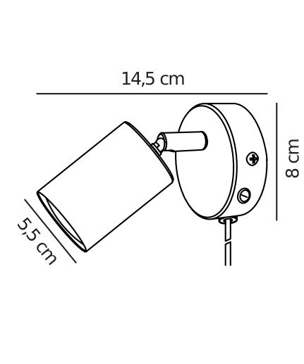 Zielony kinkiet dziecięcy Explore w unikatowym designie