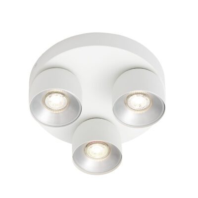 Nowoczesna lampa sufitowa Pitcher 3 w białym kolorze