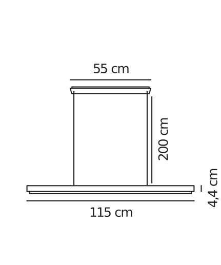 Nowoczesna lampa wisząca Ilgas o prostym designie