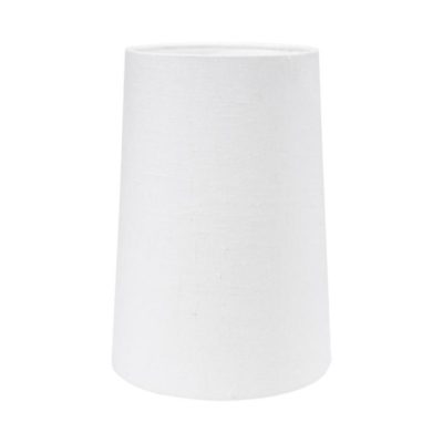 Biały abażur Annie o prostym designie