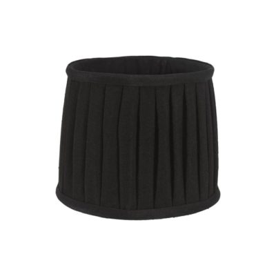 Plisowany abażur Sofia Plisse w czarnym kolorze