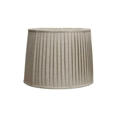 Prosty abażur Sofia Plisse w beżowym kolorze