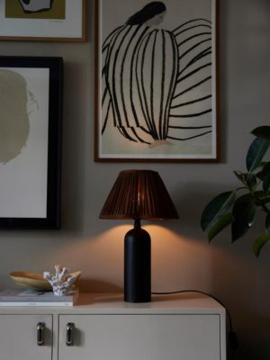 Lampy stołowe czarne