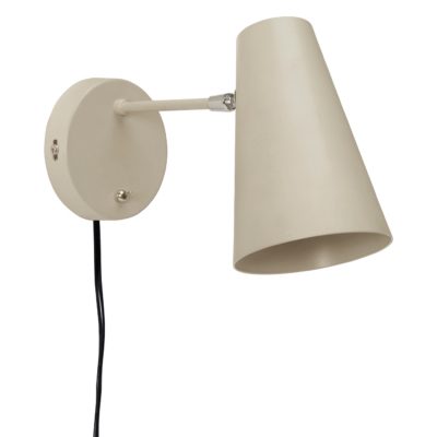 Beżowy kinkiet ścienny Cornet w nowoczesnym designie