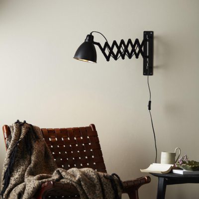 Nowoczesny kinkiet ścienny Maxime w czarnym kolorze