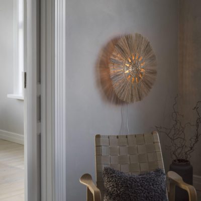 Kinkiet ścienny Amara w naturalnym beżowym kolorze