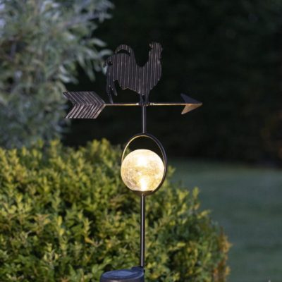 Dekoracja solarna Cock do ogrodu