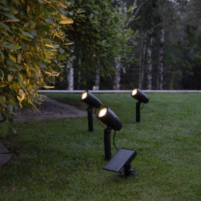 Zestaw 3x lampa solarna Ruby dogruntowa