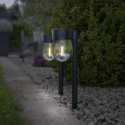 Zestaw 2x lampa solarna Vittoria do ogrodu