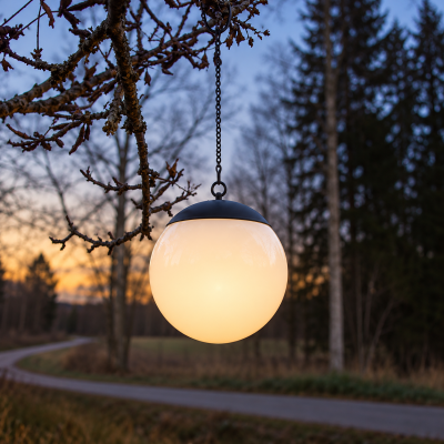 Solarna lampa wisząca Elettra do ogrodu
