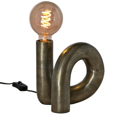 Nowoczesna lampka stołowa Notice Swirl w nietypowym kształcie