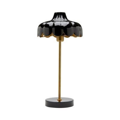 Nowoczesna lampka stołowa Wells w czarnym kolorze