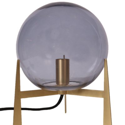 Lampka nocna Milla na złotej podstawie