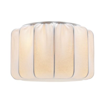 Biały plafon Iris wykonany z bawełny