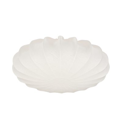 Prosty plafon sufitowy Linen w klasycznym kolorze