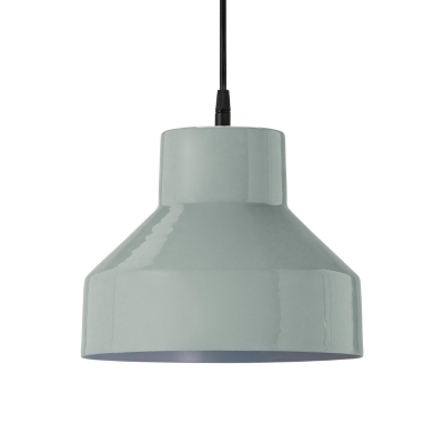 Szara lampa wisząca Solo o prostym designie