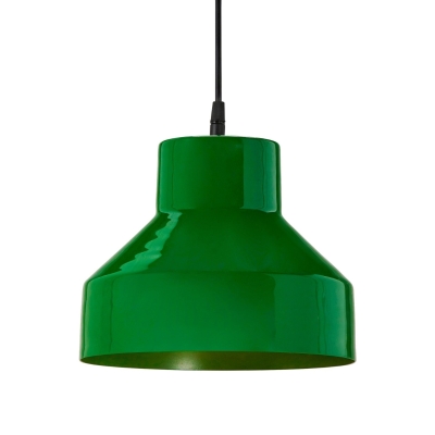 Pojedyncza lampa wisząca w soczystym odcieniu zieleni Solo