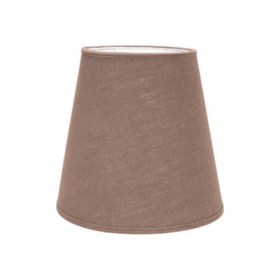 Prosty abażur Cia Selected w brązowym kolorze