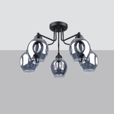 Nowoczesna lampa sufitowa Nessy 5 do salonu