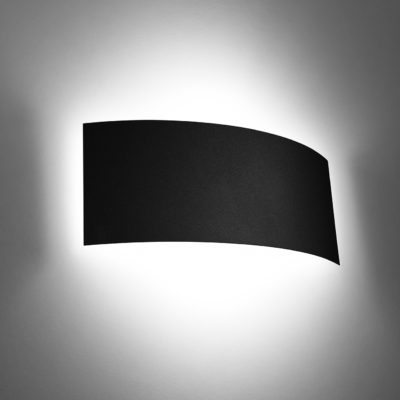 Prosty kinkiet ścienny Brenon w klasycznym kolorze