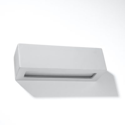 Prosty kinkiet ścienny w szarym kolorze Gabrielle