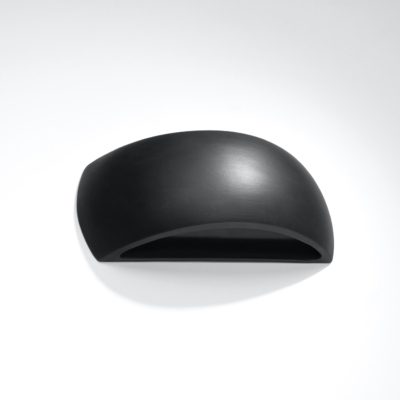 Czarny kinkiet ścienny Isobel o prostym designie