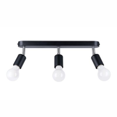 Prosta lampa sufitowa Jack 3 do salonu