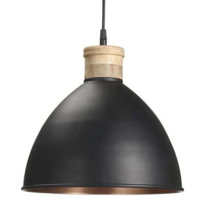 Czarna lampa wisząca Roseville