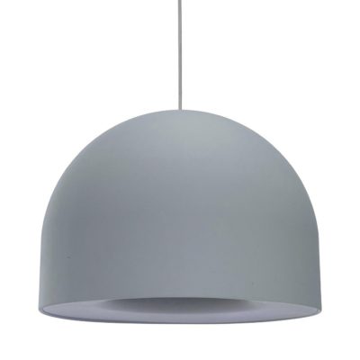 Metalowa lampa wisząca Norp szarym kolorze