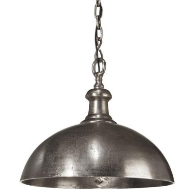 Nowoczesna lampa wisząca Liverpool w srebrnym kolorze