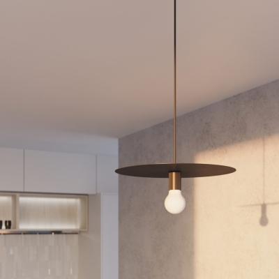 Nowoczesna lampa wisząca Madeleine na okrągłej podsufitce