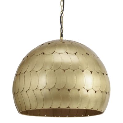 Mosiężna lampa wisząca Petal Round w nowoczesnym designie