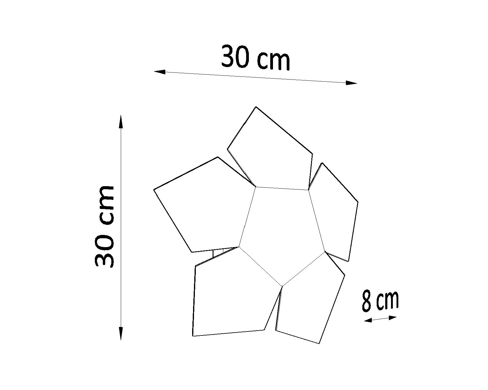 Nowoczesny kinkiet ścienny Cindy w białym kolorze