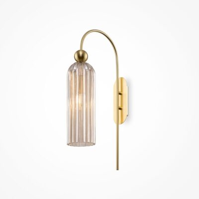 Złoty kinkiet ścienny Antic w eleganckim designie