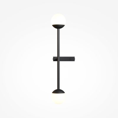 Nowoczesna lampa ścienna Touch 2 w czarnym kolorze