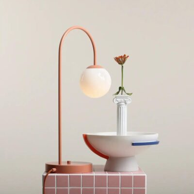 Lampy stołowe pomarańczowe