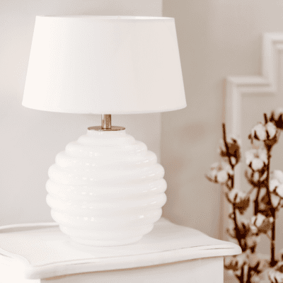 Lampy stołowe szklane