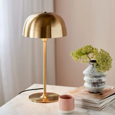 Lampy stołowe złote | mosiężne 
