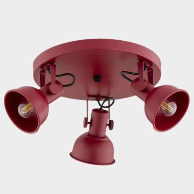 Lampy sufitowe czerwone