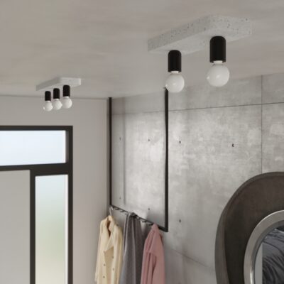 Lampy sufitowe betonowe | gipsowe