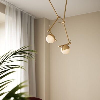 Lampy sufitowe złote | mosiężne 