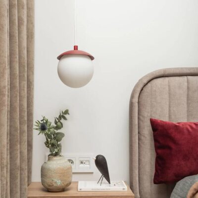 Lampy wiszące czerwone