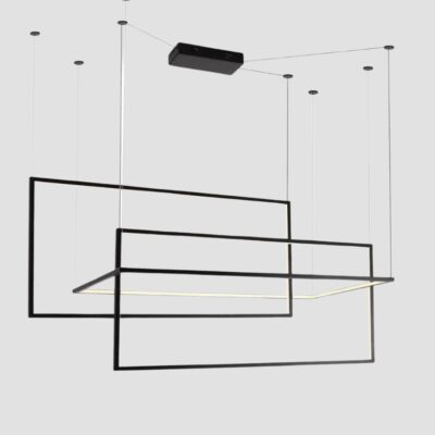 Lampy wiszące geometryczne