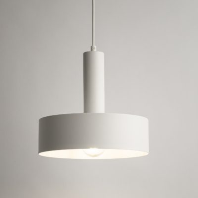 Biała lampa wisząca Grinda nad stół