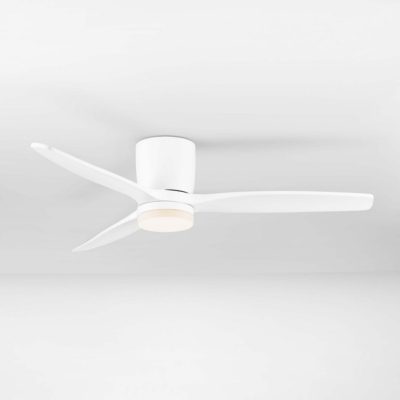 Biała lampa sufitowa Guarayos o prostym designie