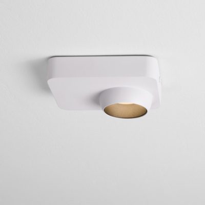 Unikatowy plafon sufitowy Parinas w białym kolorze