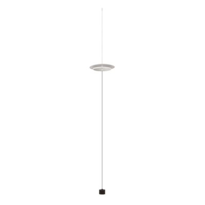 Designerska lampa podłogowa Vitichi na czarnej podstawie